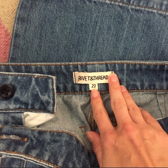 Rivet + Thread High Rise Wide Leg Sailor Jean - Picture 4 of 4